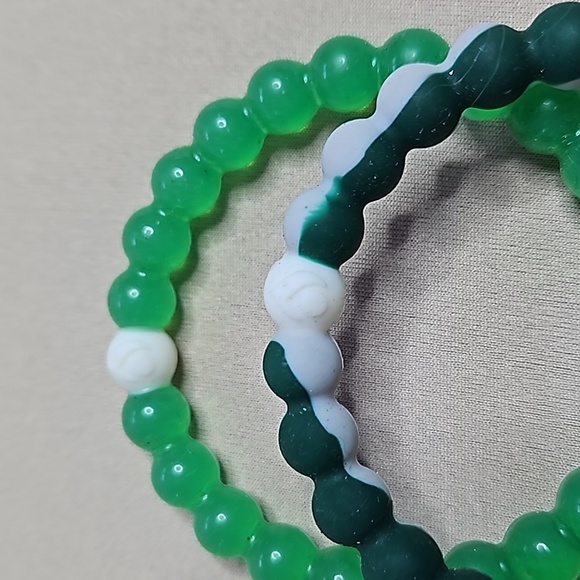 LOKAI SET OF 2 GREEN BRACLETS SIZE SMALL - Picture 5 of 7